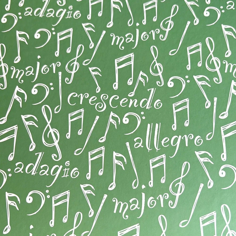 Music Notes and Terms along with Treble and Base Clefs NESTING BOX - metal lock - Picture 5 of 14